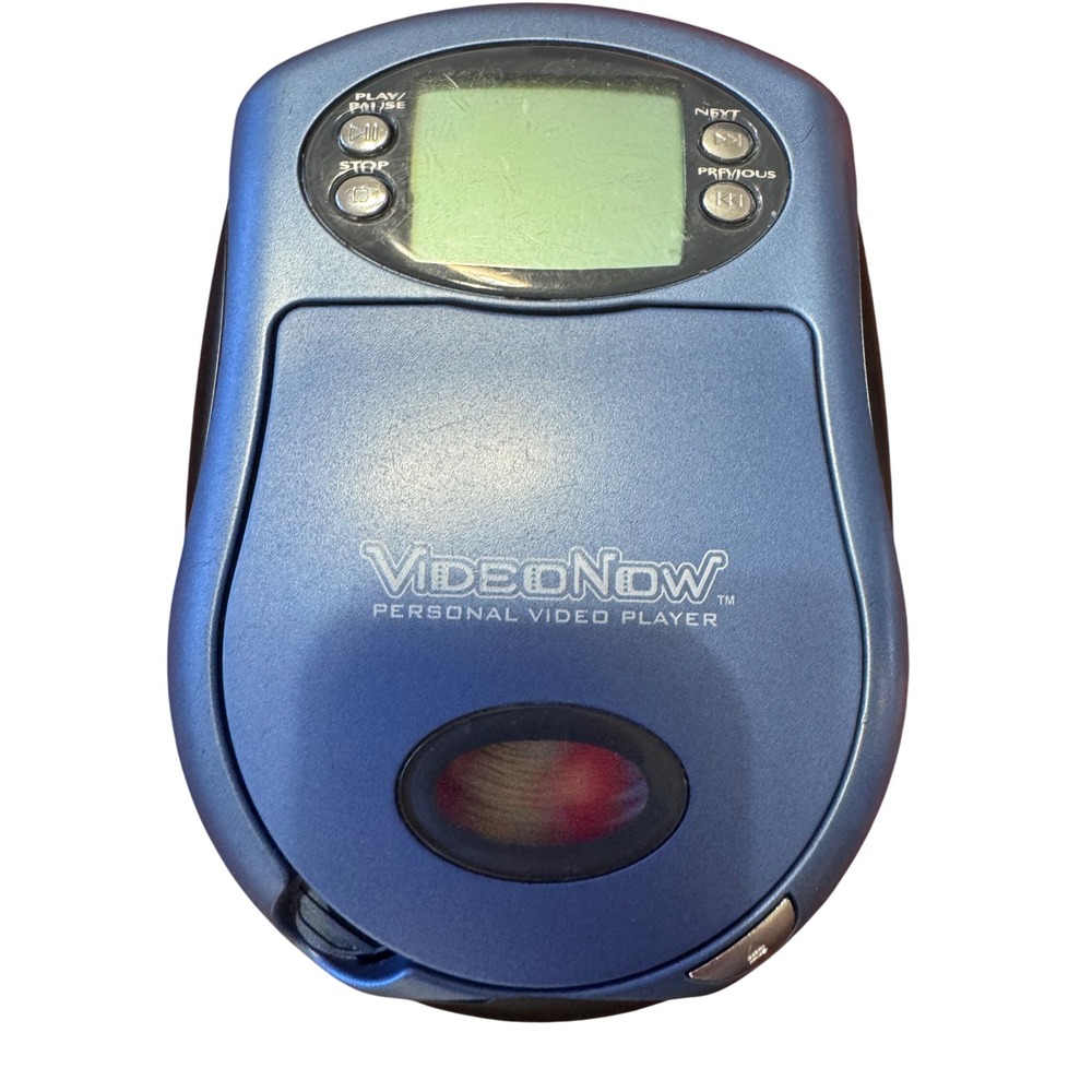 Vintage 2003 Tiger Blue VideoNow Personal Video Player Kids Retro Handheld Media